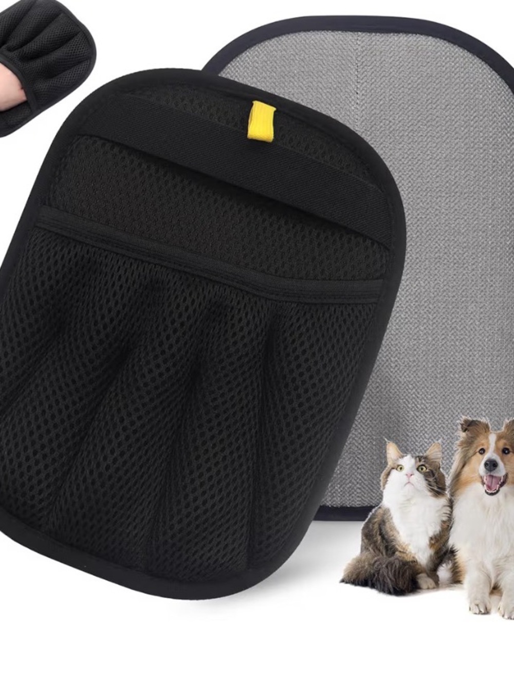 CrievCat Pet Hair Removal Gloves Reusable Grooming Mitt for Cats & Dogs New